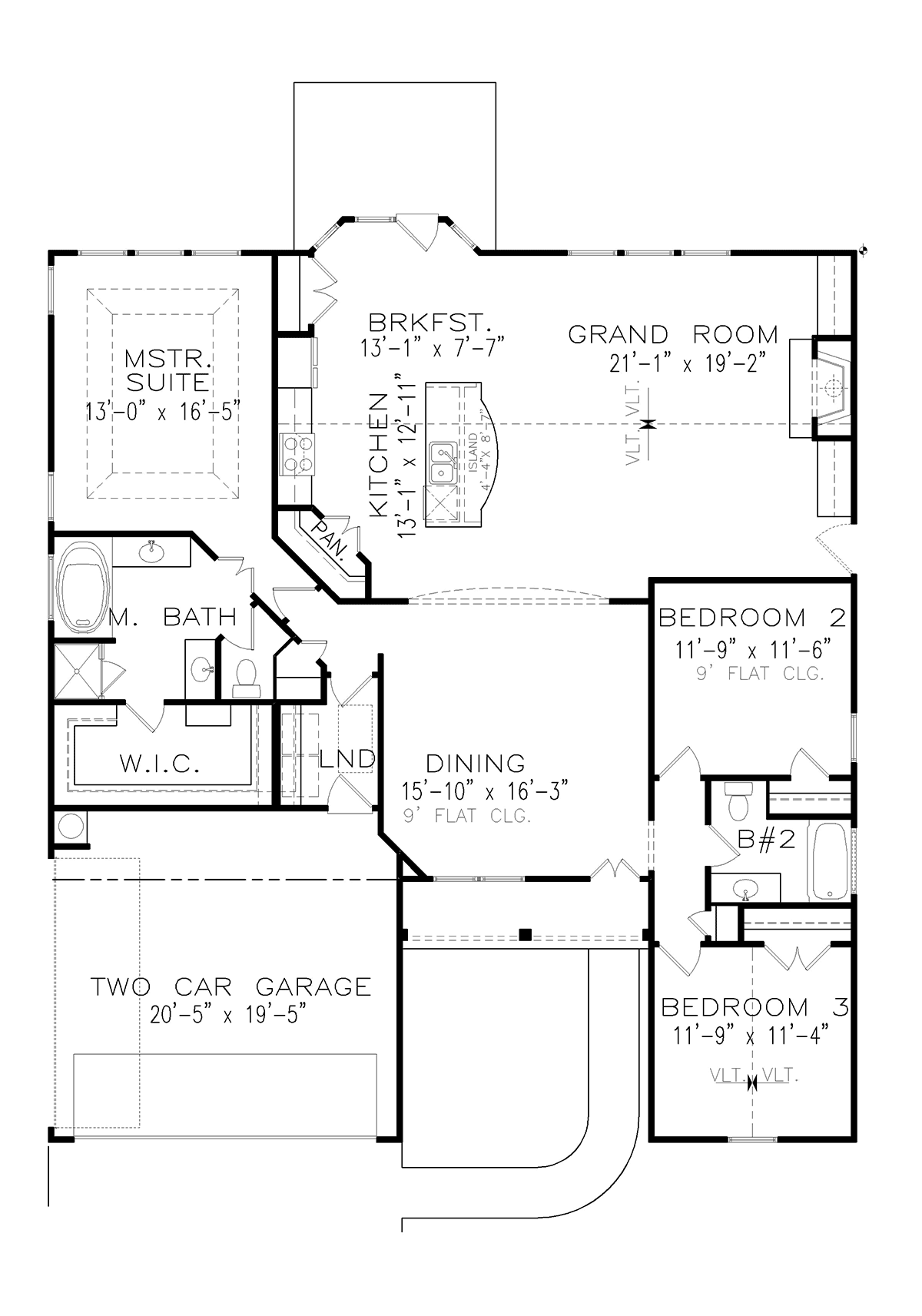 House Plan 81643 Level One