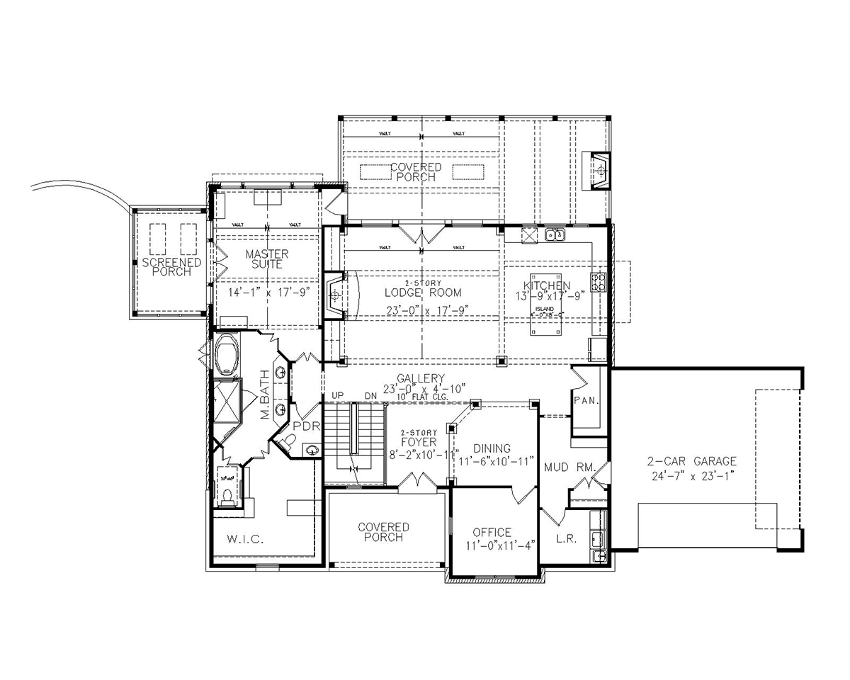 House Plan 81647 Level One