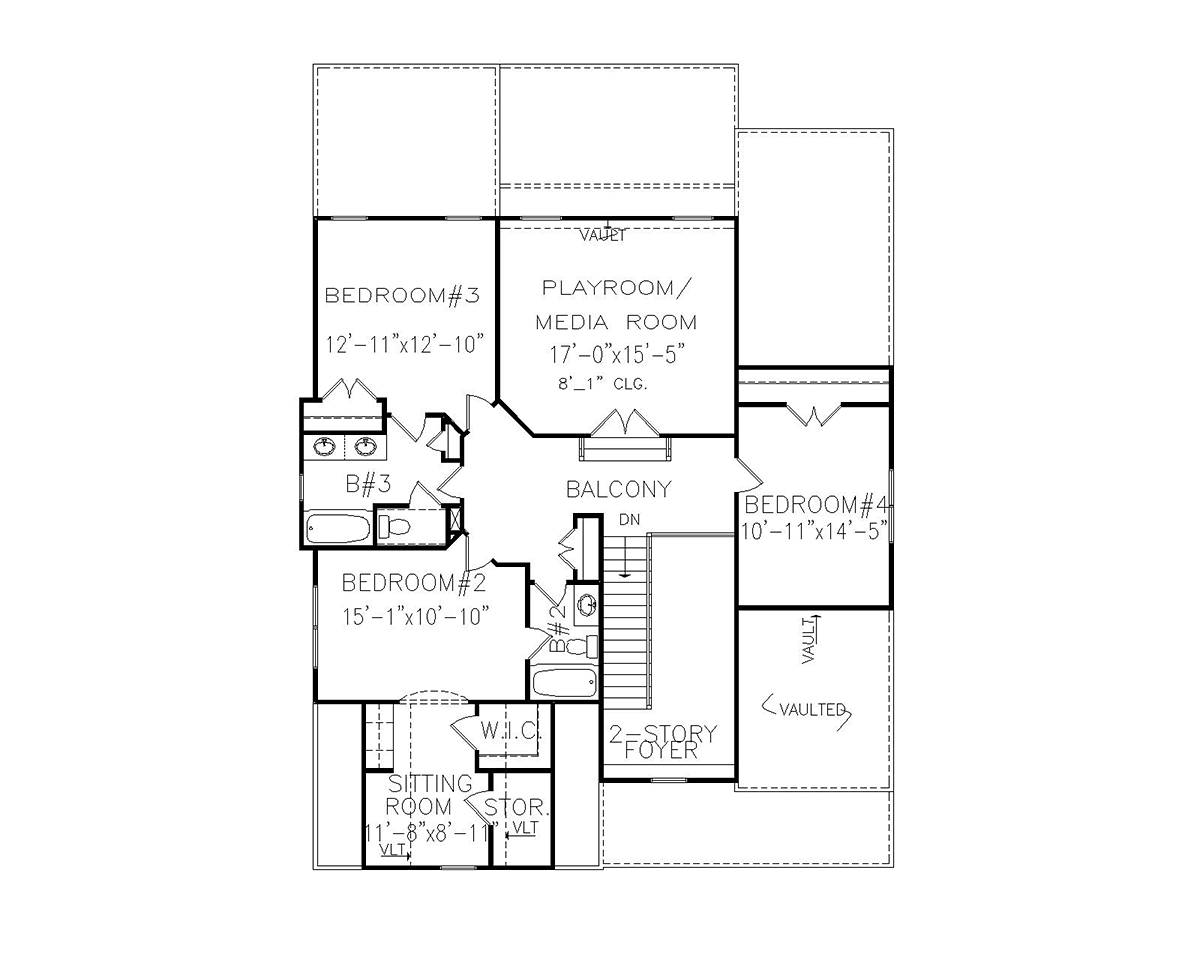House Plan 81655 Level Two