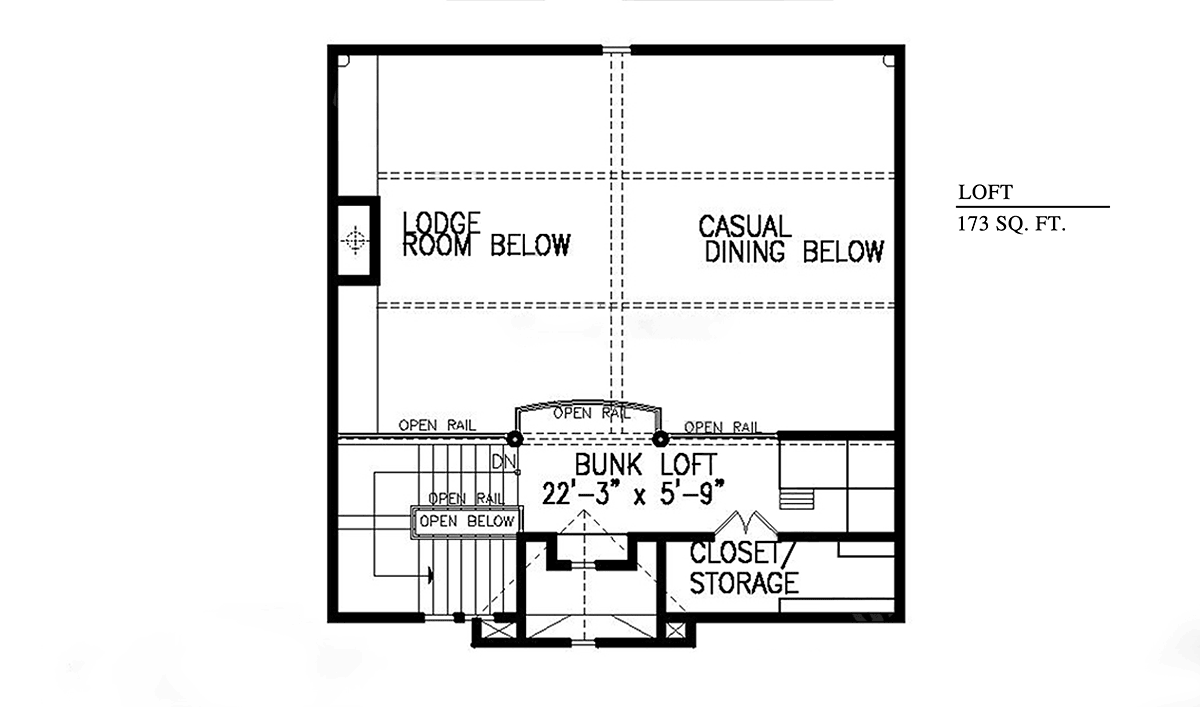 House Plan 81666 Level Two