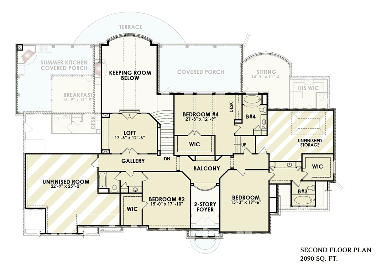 House Plan 81682 Level Two