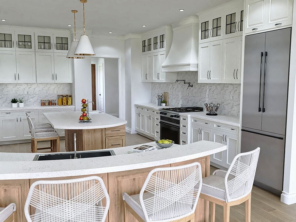 Contemporary, Traditional Plan with 5985 Sq. Ft., 5 Bedrooms, 7 Bathrooms, 3 Car Garage Picture 22