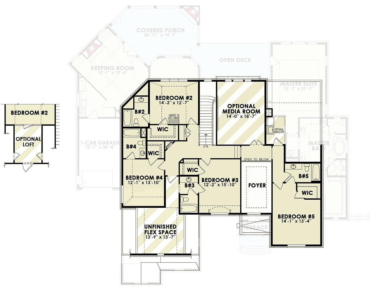 House Plan 81688 Level Two