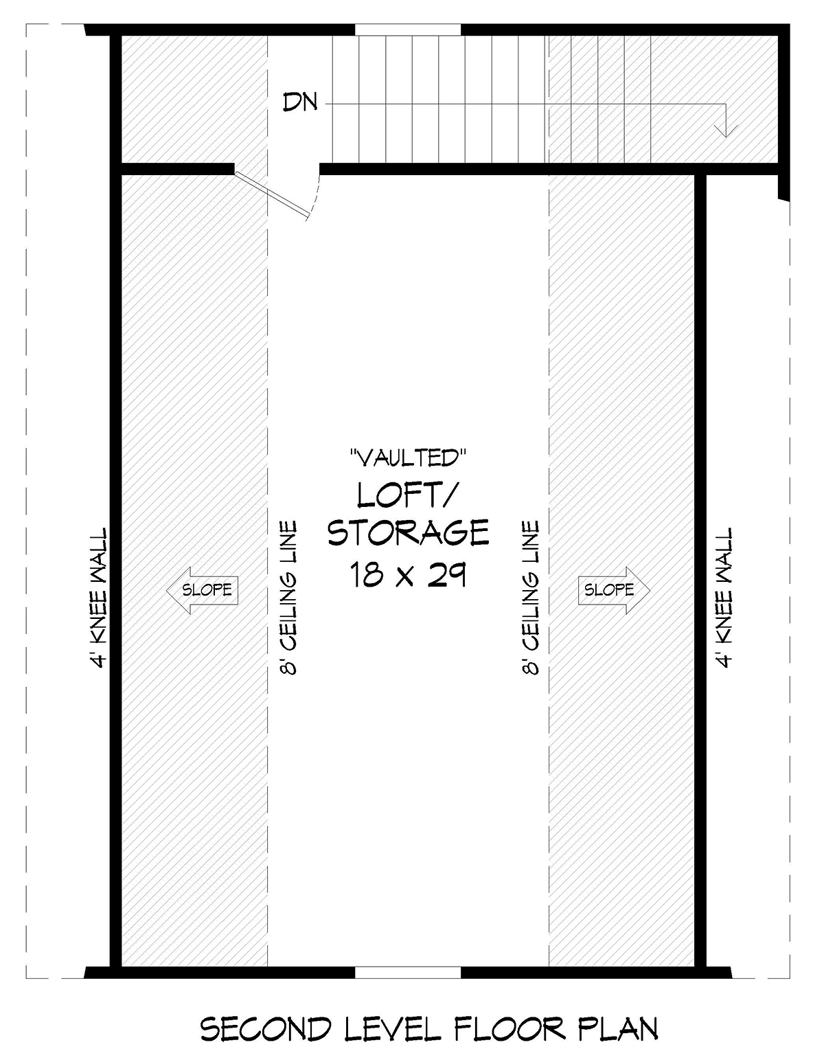 Garage Plan 81708 - 2 Car Garage Level Two