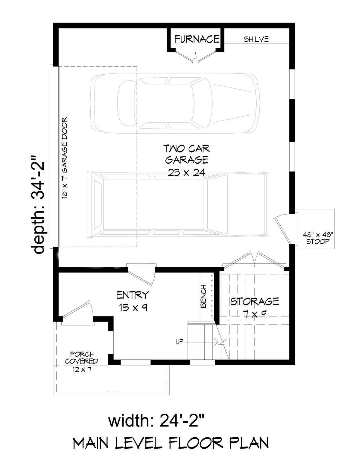 House Plan 81710 Level One