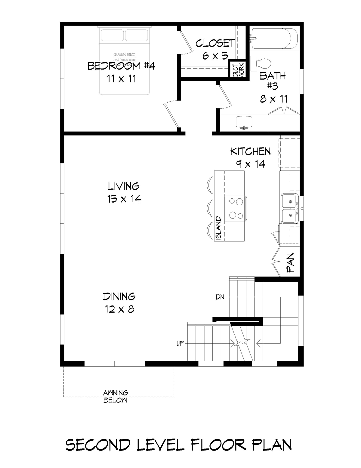 House Plan 81710 Level Two