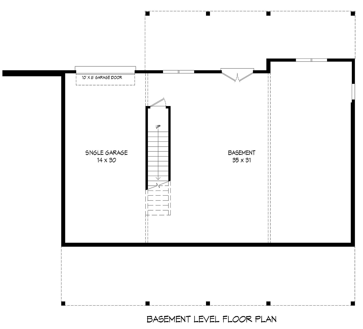 House Plan 81716 Lower Level
