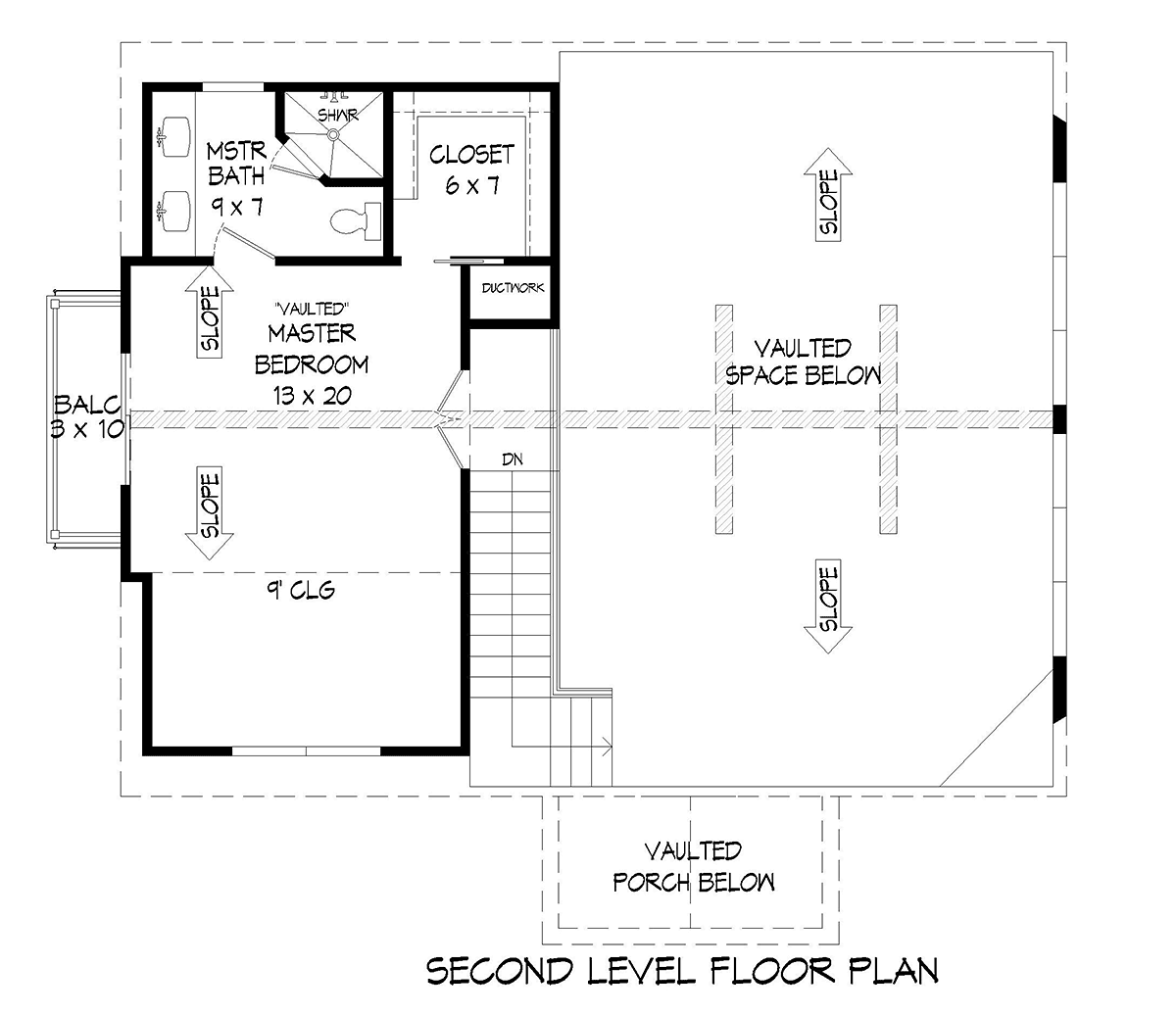 House Plan 81734 Level Two