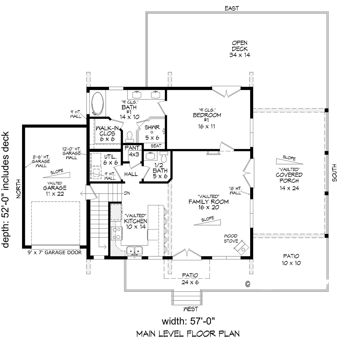 House Plan 81745 Level One