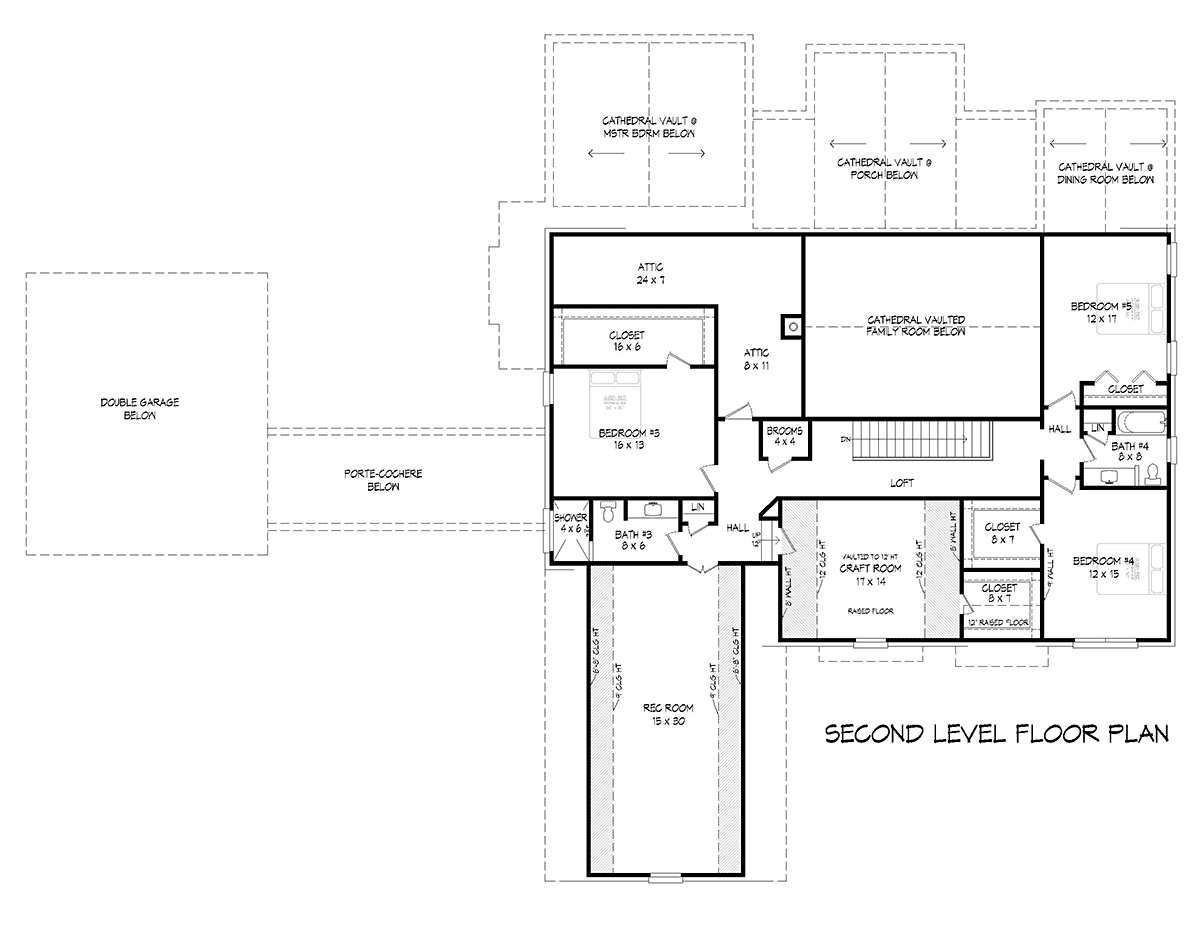 House Plan 81754 Level Two