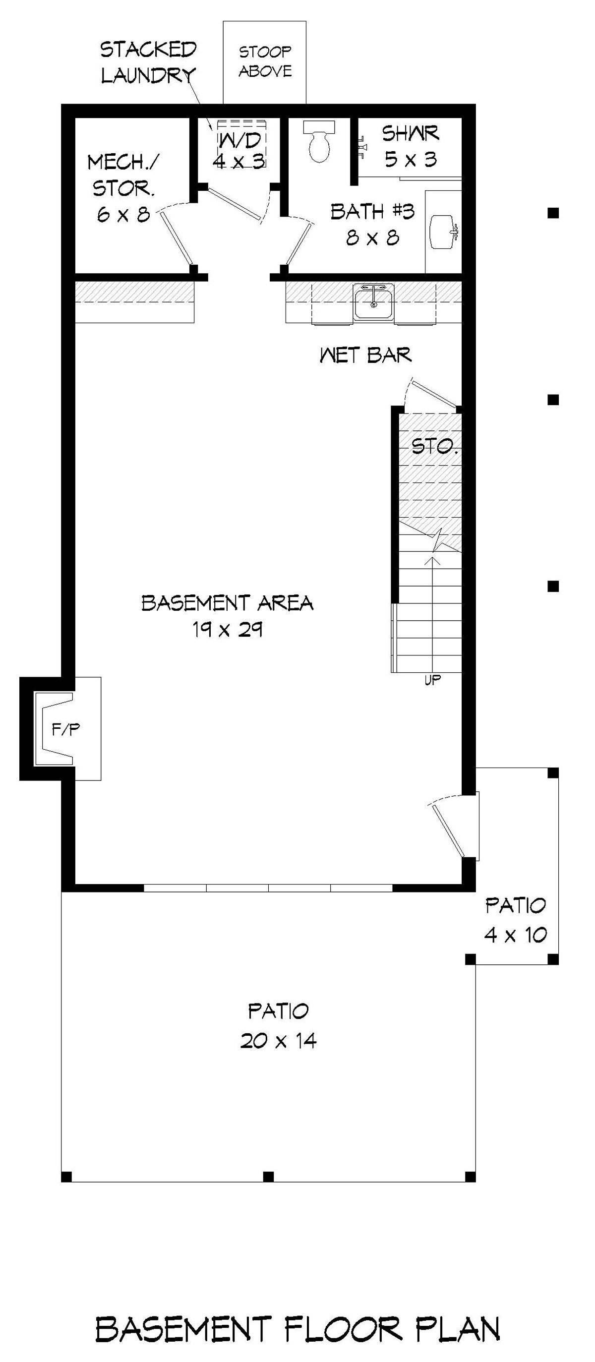House Plan 81759 Lower Level