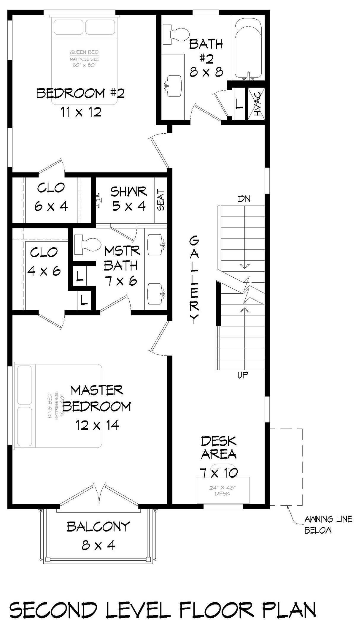 House Plan 81759 Level Two