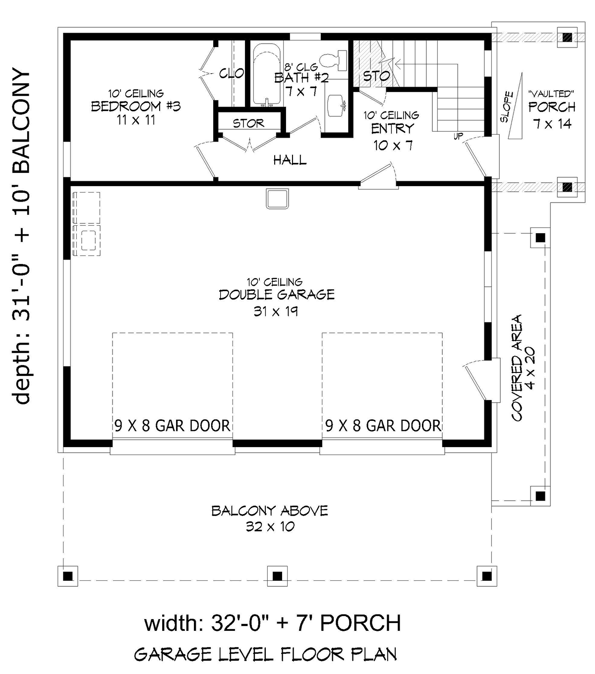 House Plan 81760 Level One