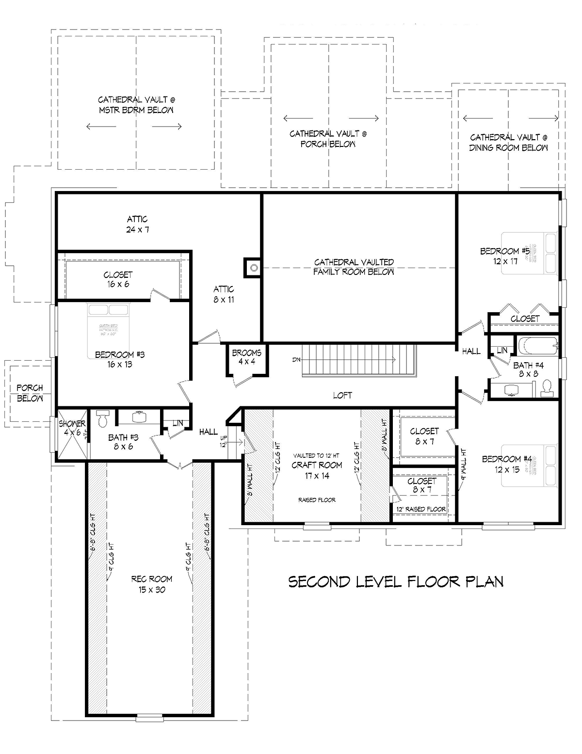 House Plan 81769 Level Two