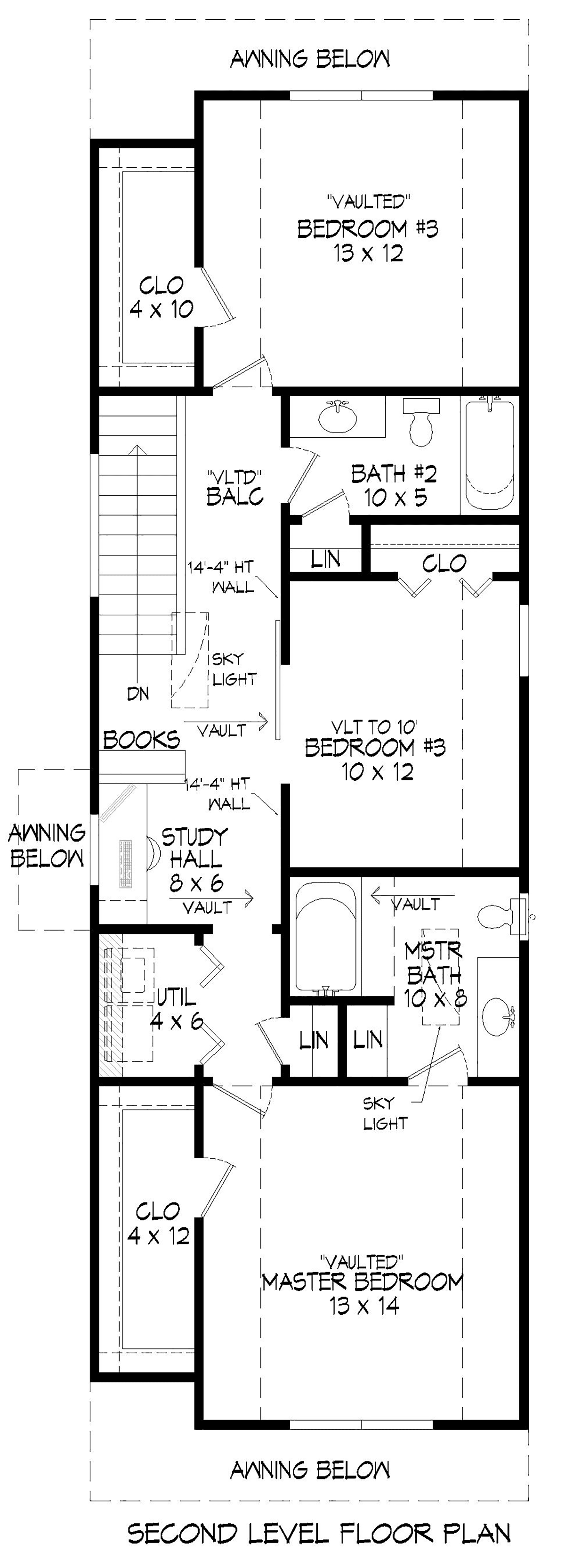 House Plan 81780 Level Two