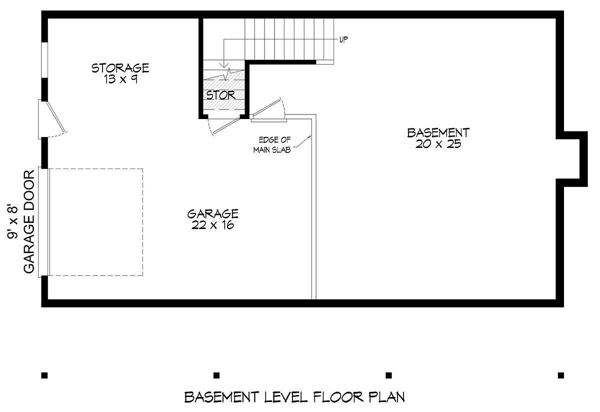 House Plan 81783 Lower Level