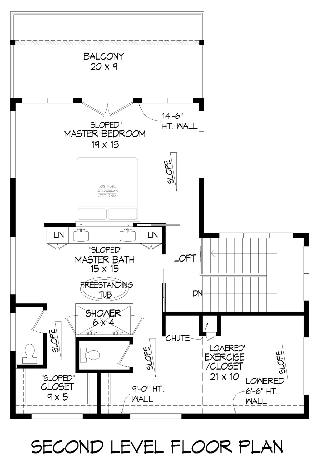 House Plan 81784 Level Two