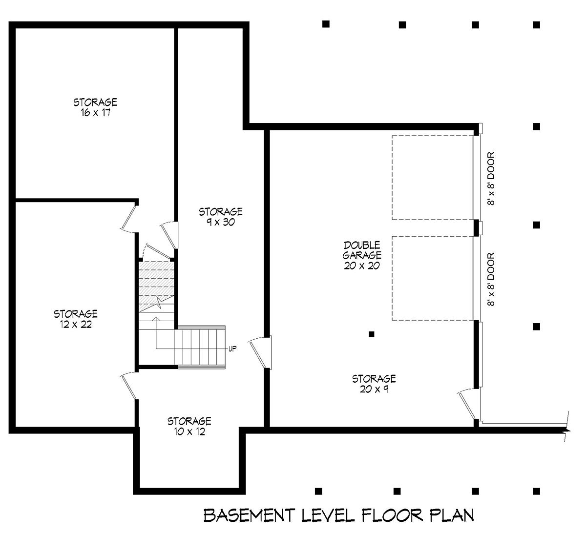 House Plan 81790 Lower Level