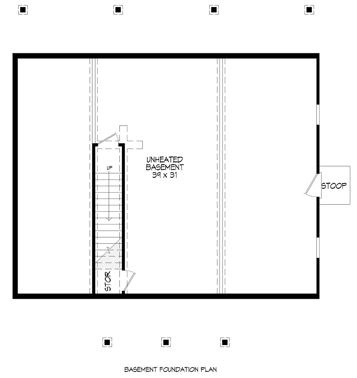 House Plan 81794 Lower Level