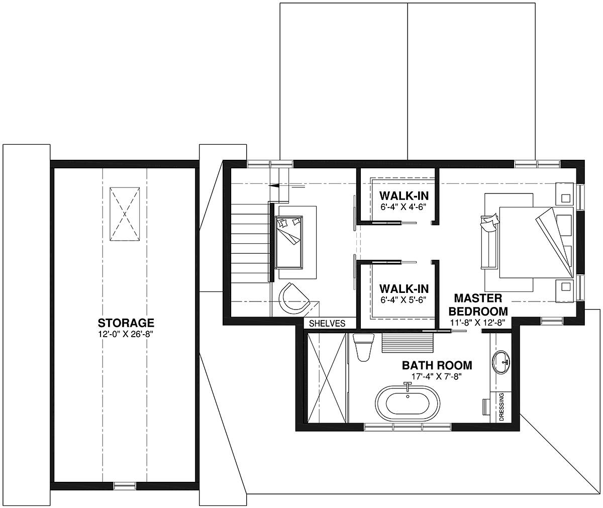 House Plan 81814 Level Two