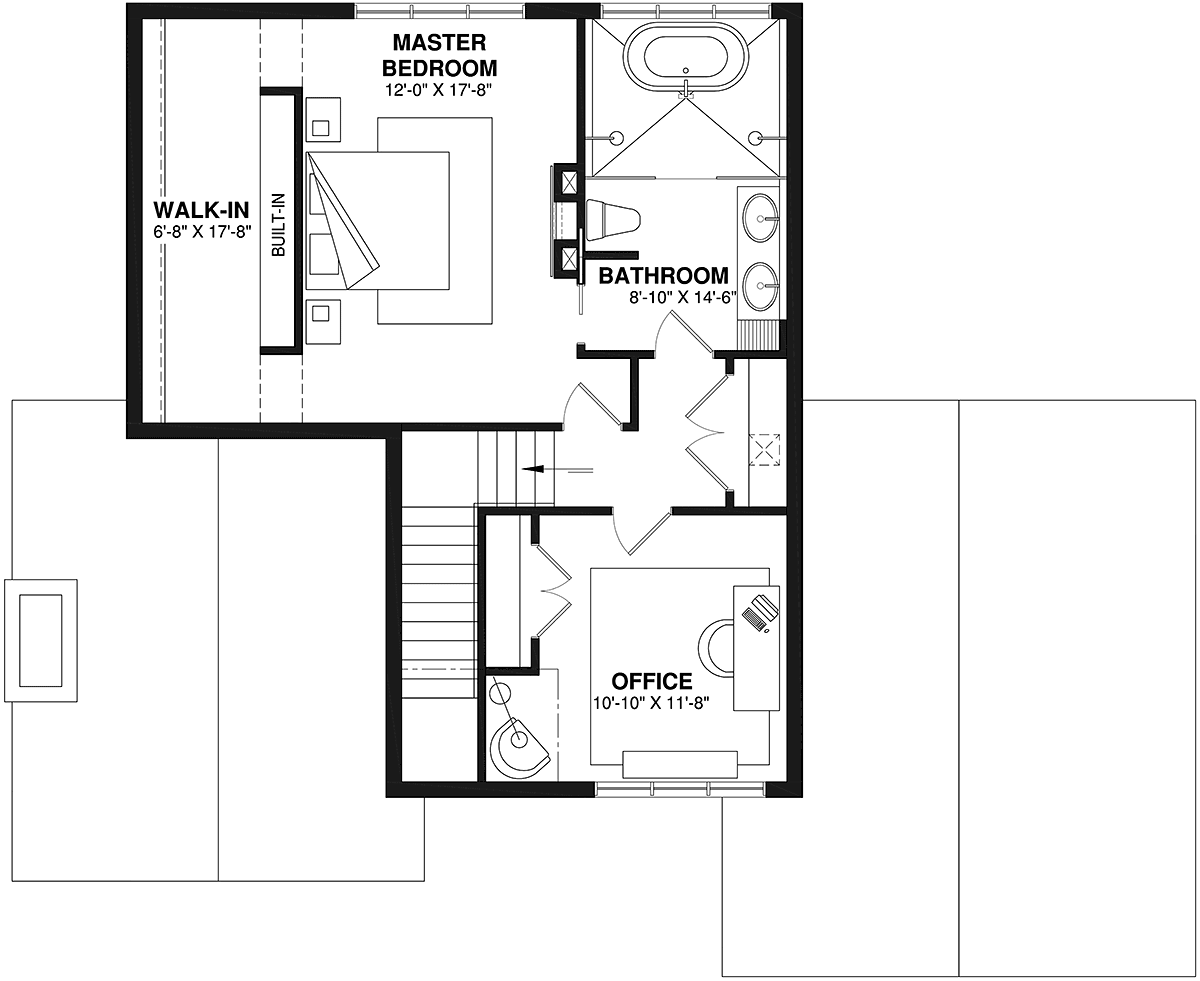 House Plan 81817 Level Two
