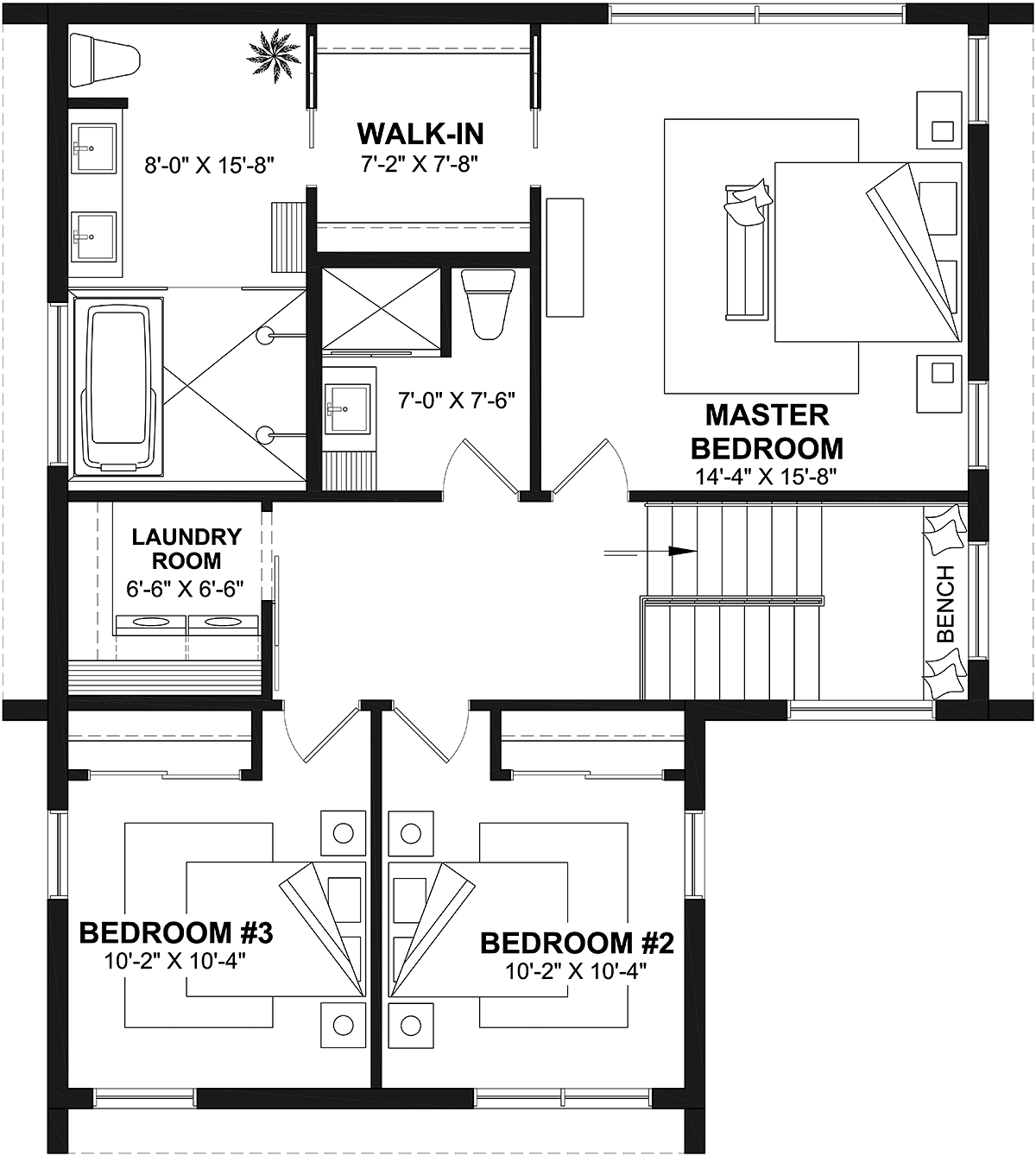House Plan 81829 Level Two