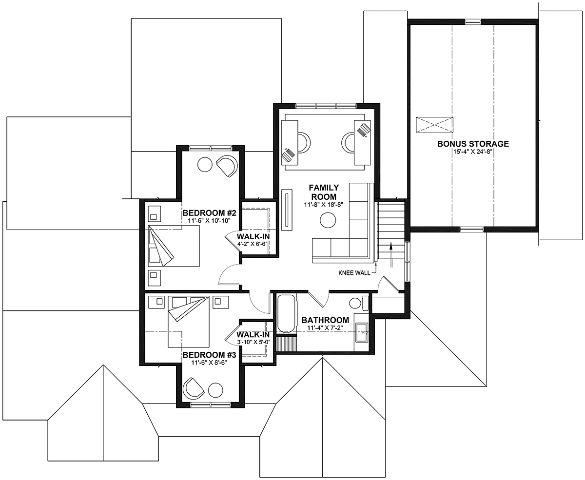House Plan 81834 Level Two