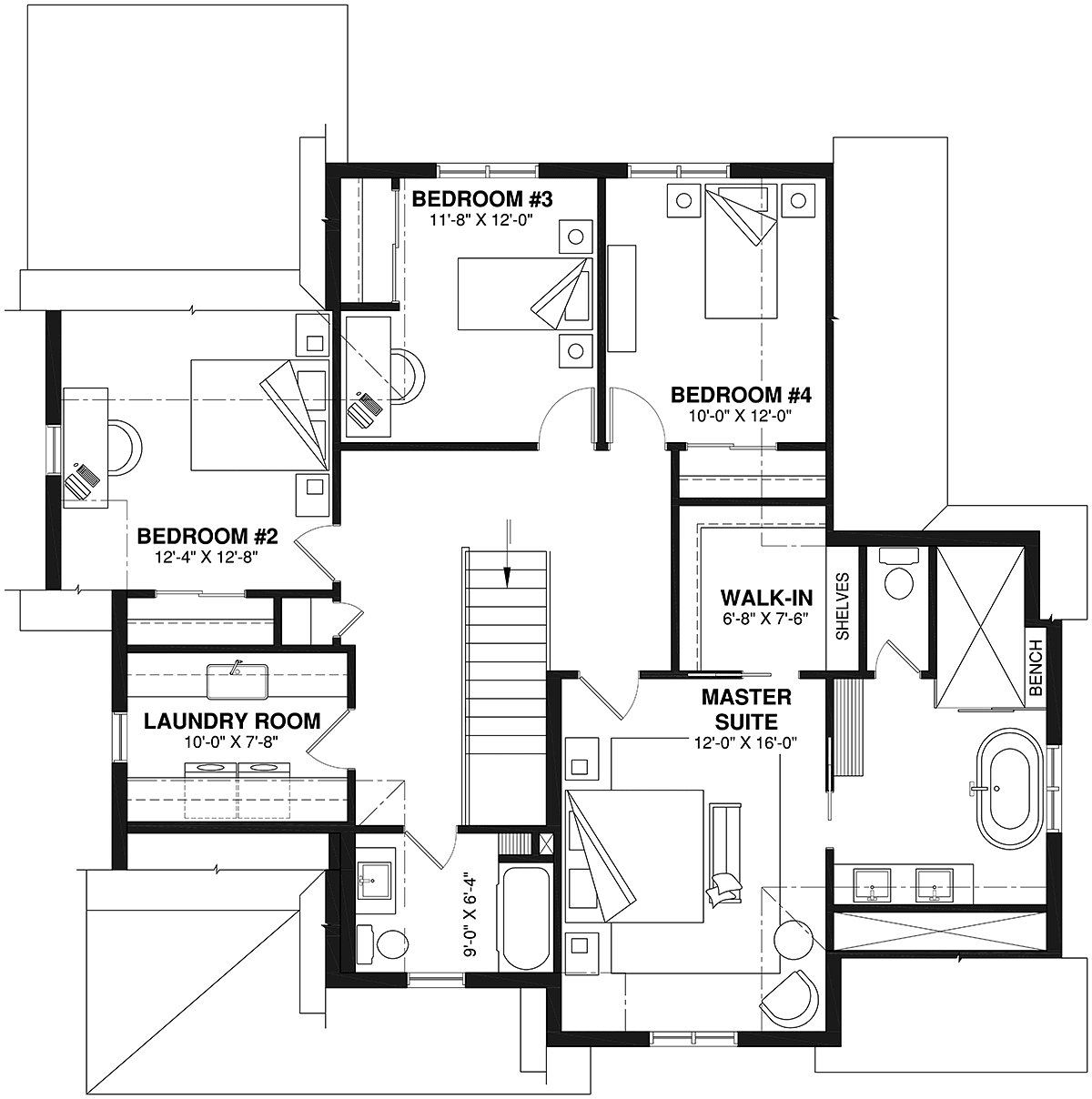 House Plan 81835 Level Two
