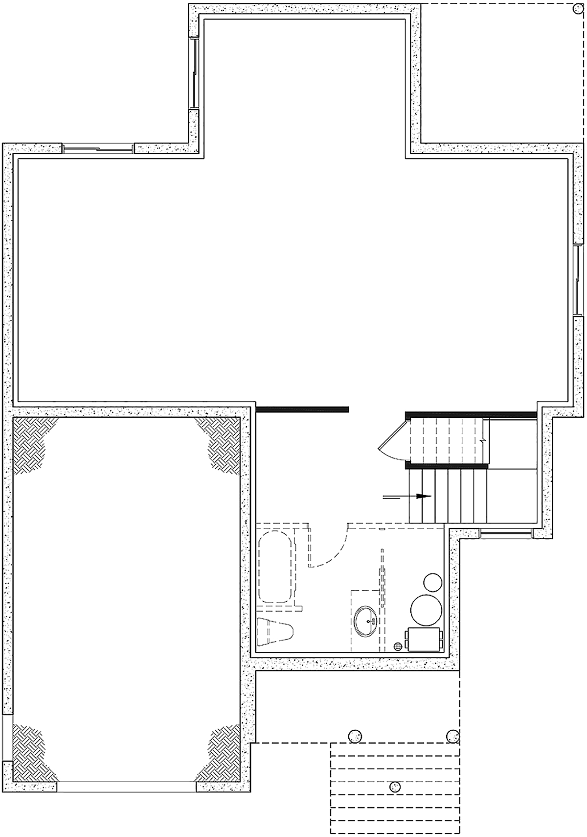 House Plan 81838 Lower Level