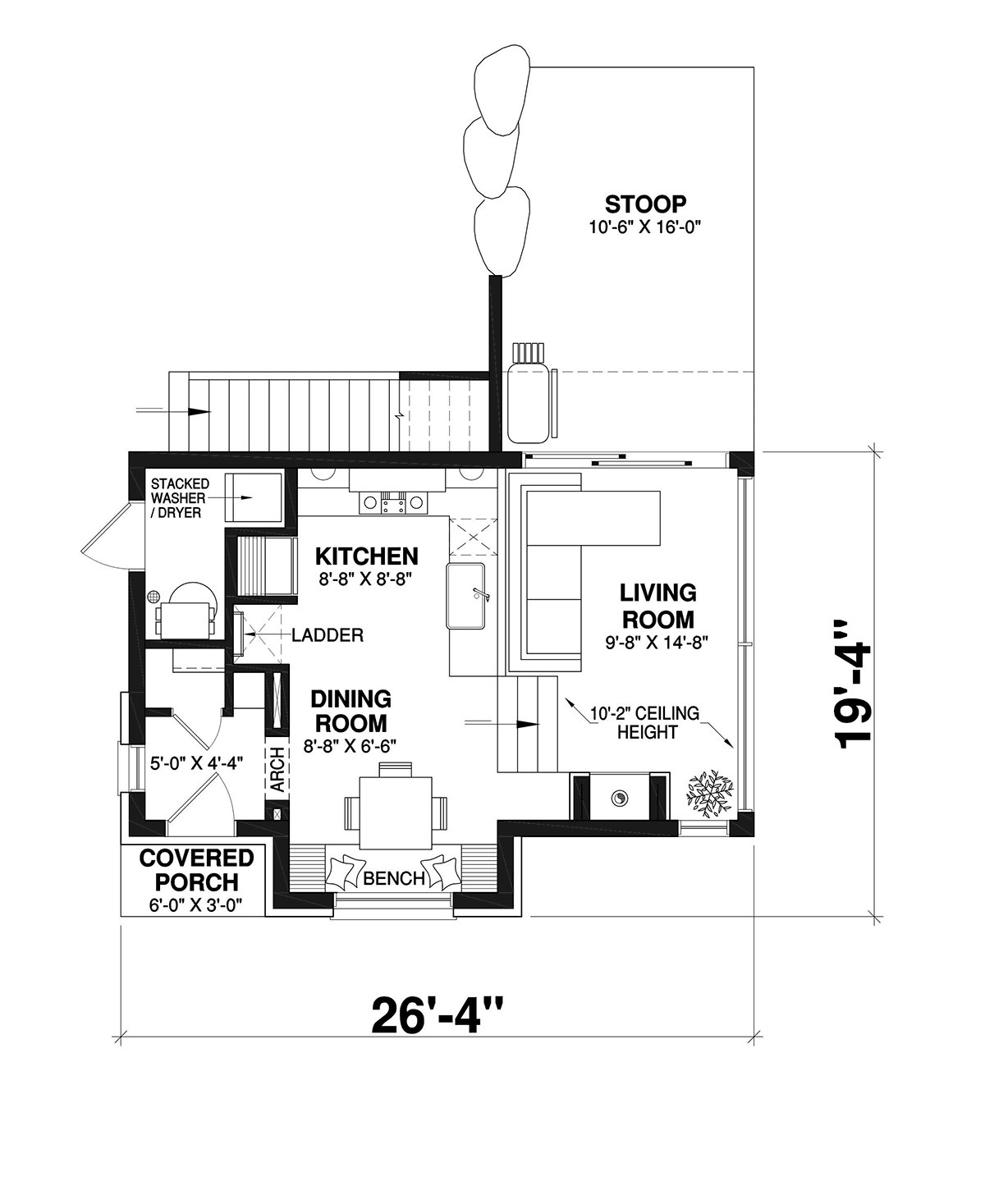 House Plan 81844 Level One