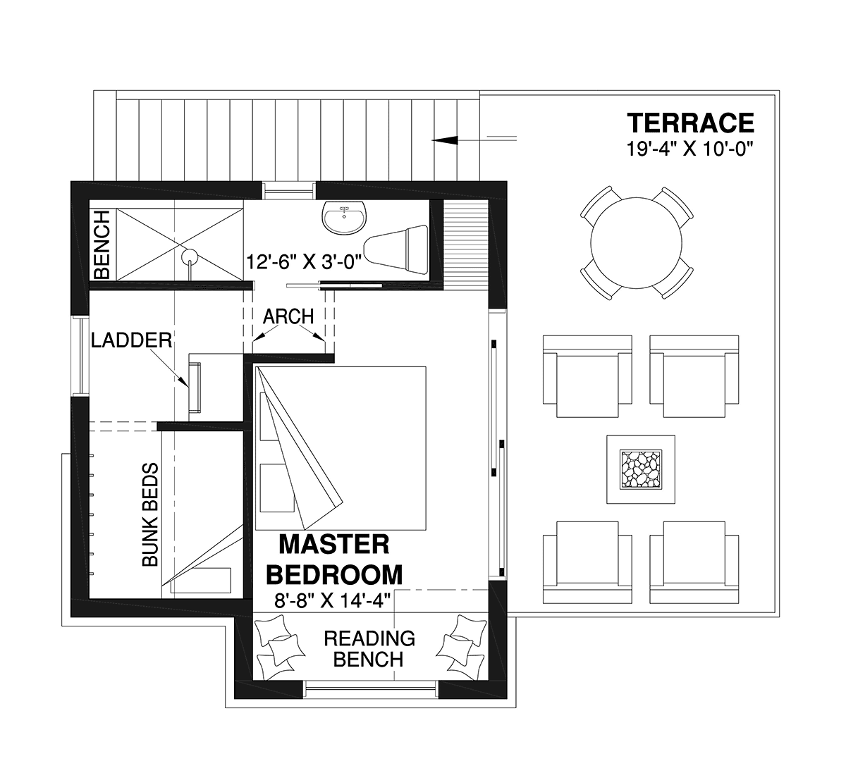 House Plan 81844 Level Two