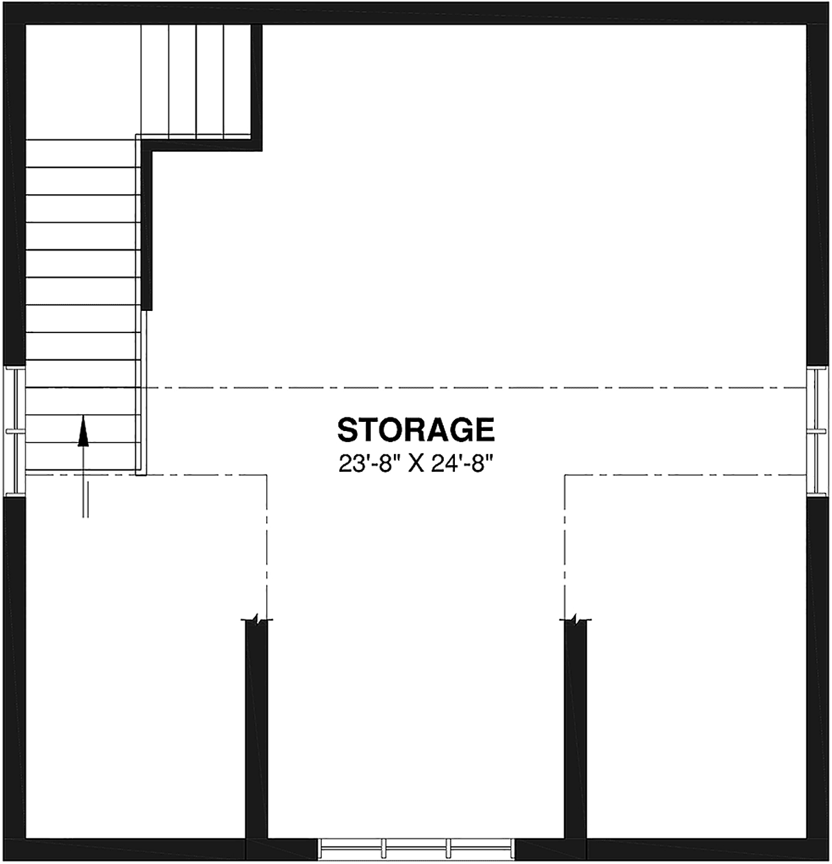 Garage Plan 81859 - 2 Car Garage Level Two