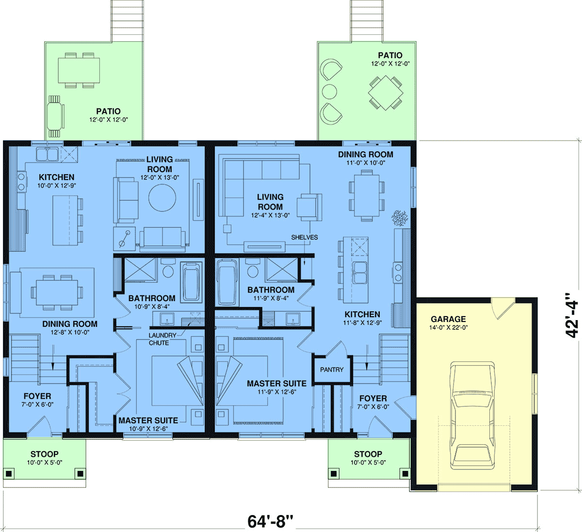 Multi-Family Plan 81886 Level One