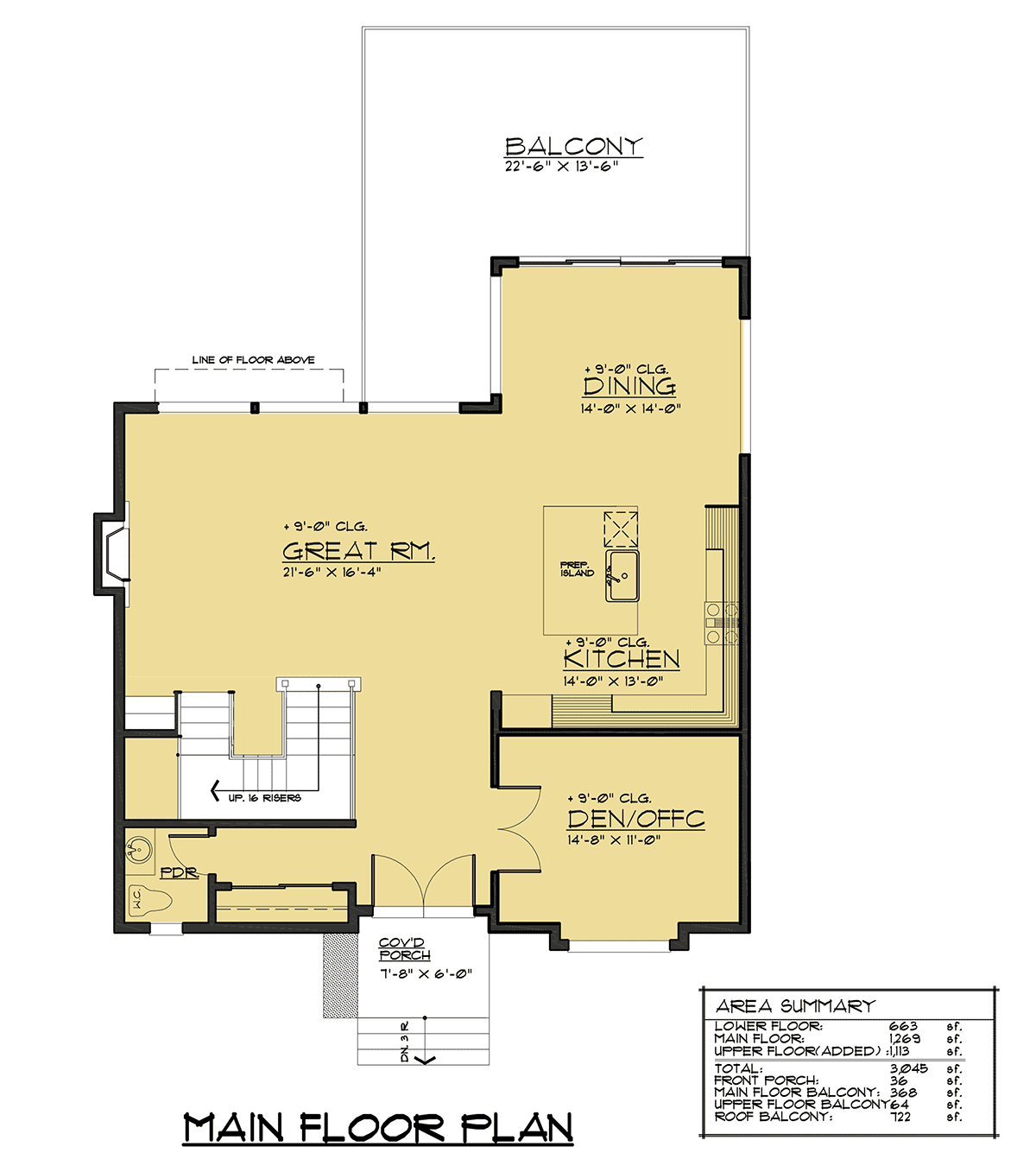 House Plan 81921 Level One