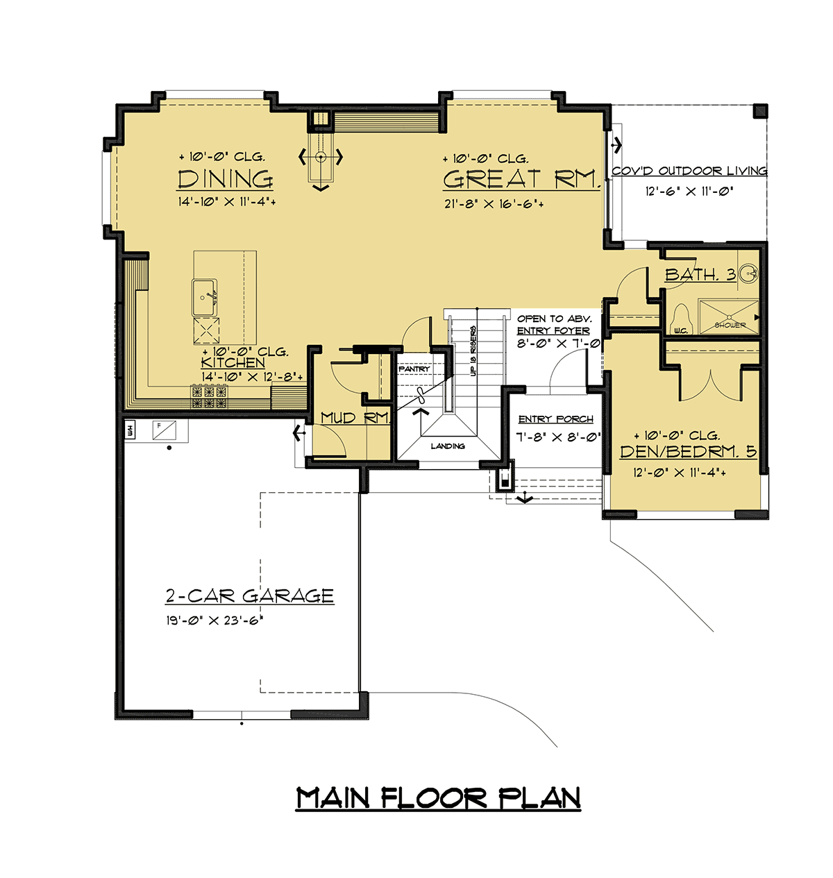 House Plan 81930 Level One
