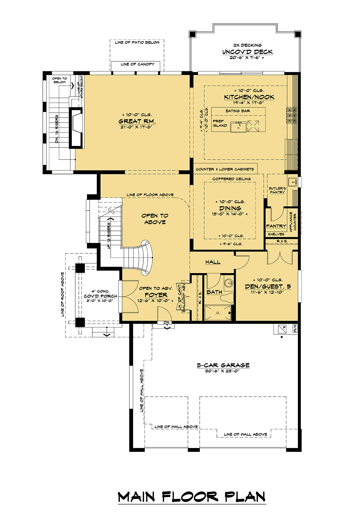 House Plan 81948 Level One