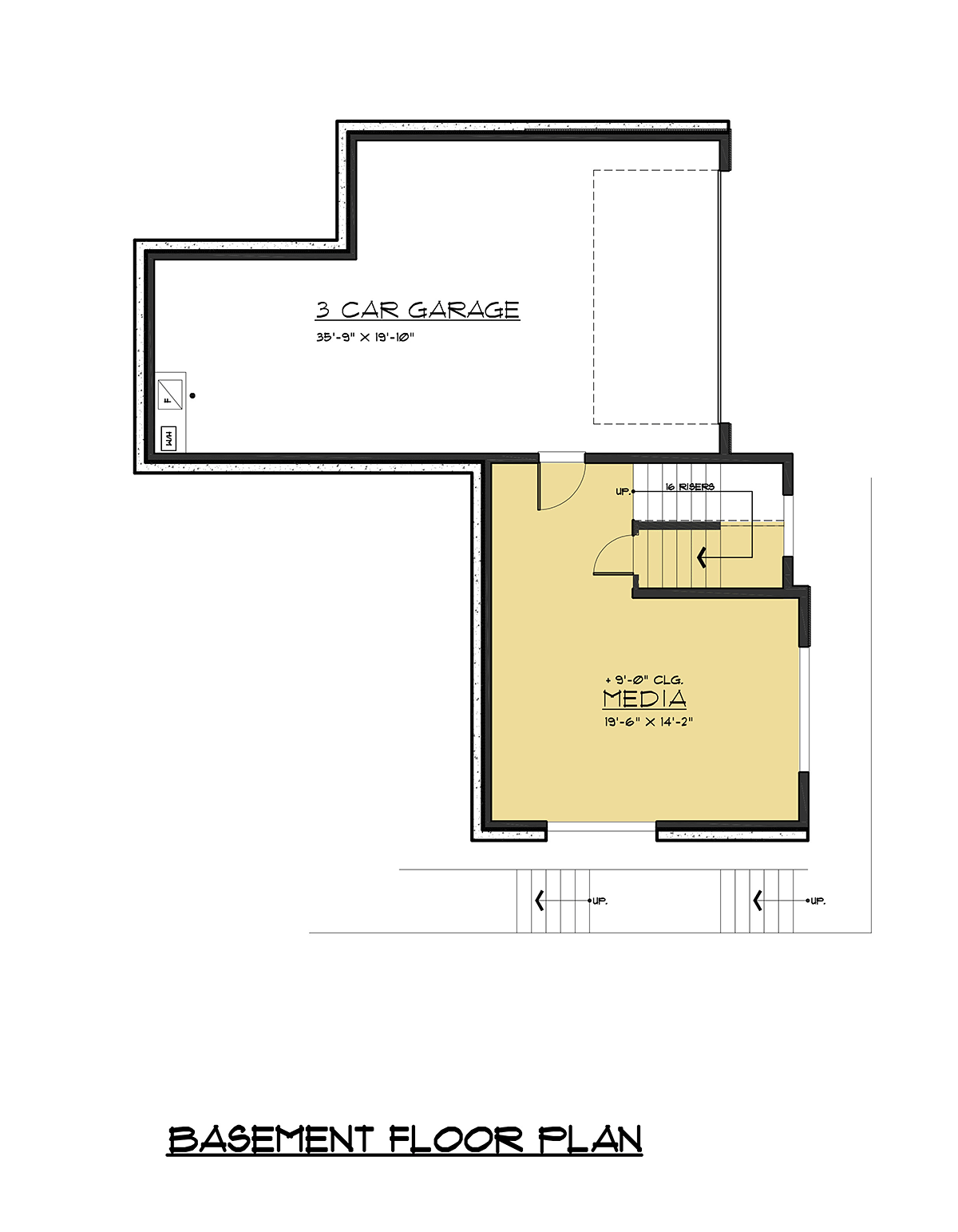 House Plan 81954 Lower Level