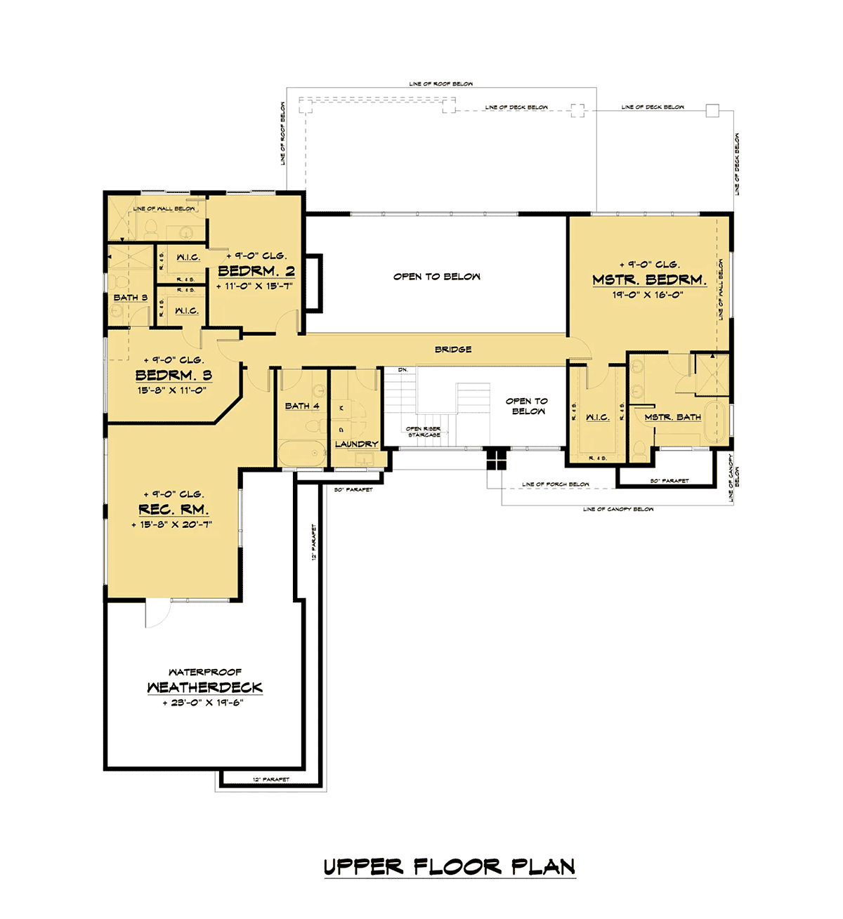 House Plan 81990 Level Two