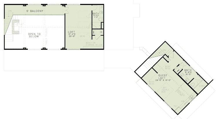 House Plan 82085 Level Two