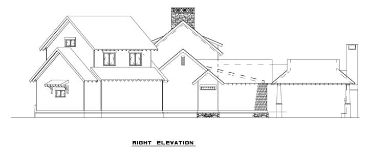 Country, Craftsman, Farmhouse Plan with 2555 Sq. Ft., 5 Bedrooms, 4 Bathrooms, 2 Car Garage Picture 21