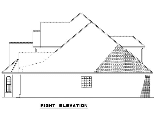 Country, Craftsman, European Plan with 3343 Sq. Ft., 4 Bedrooms, 3 Bathrooms, 2 Car Garage Picture 3