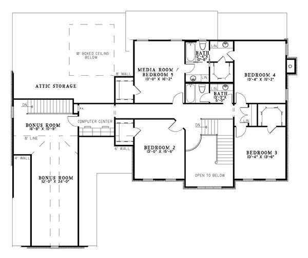 House Plan 82126 Level Two