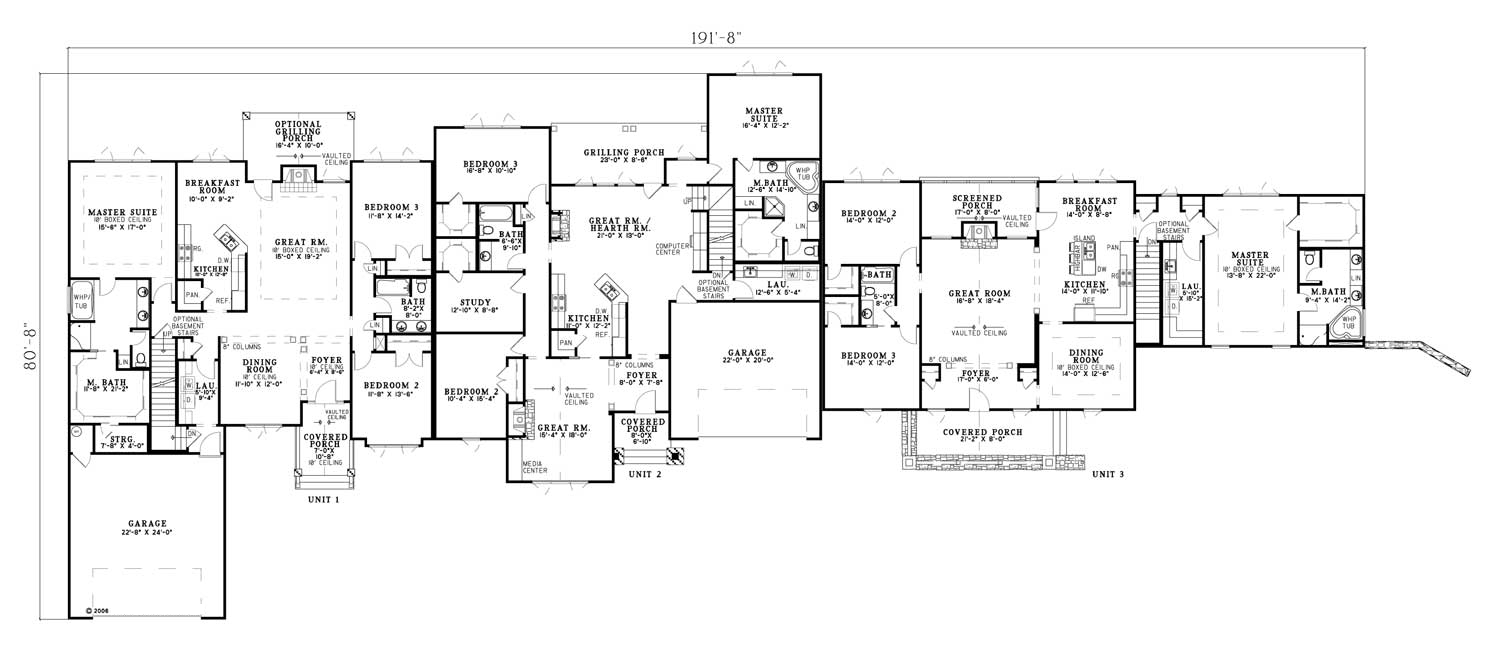 Multi-Family Plan 82147 Level One