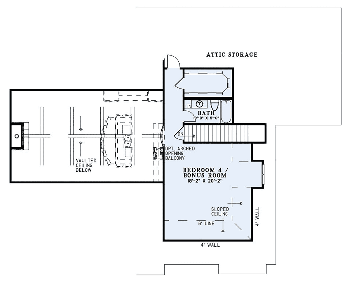 House Plan 82162 Level Two