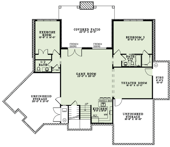 Multi-Family Plan 82178 Lower Level