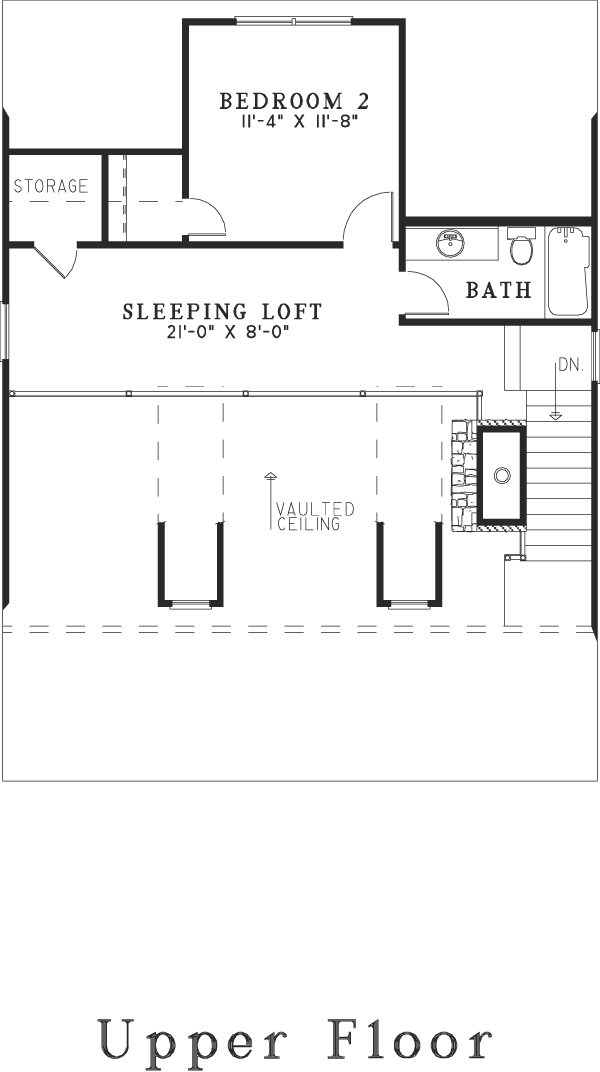 House Plan 82203 Level Two