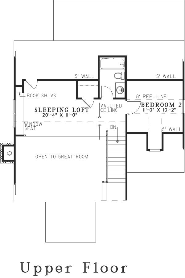 House Plan 82209 Level Two
