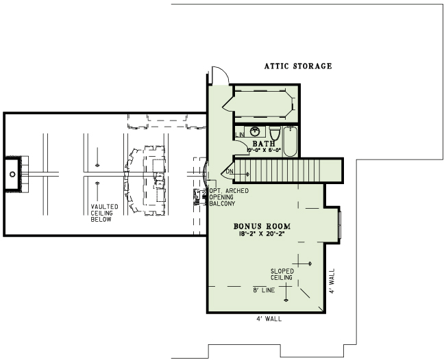 House Plan 82230 Level Two