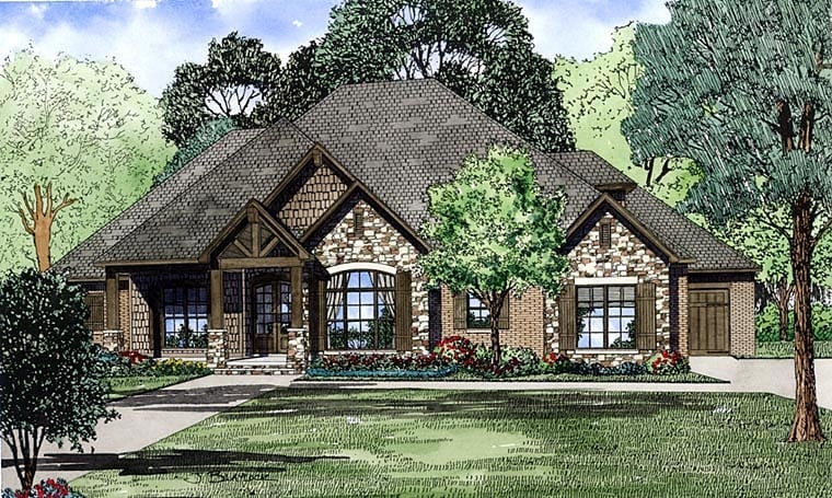 Craftsman, European Plan with 2470 Sq. Ft., 4 Bedrooms, 4 Bathrooms, 3 Car Garage Picture 37