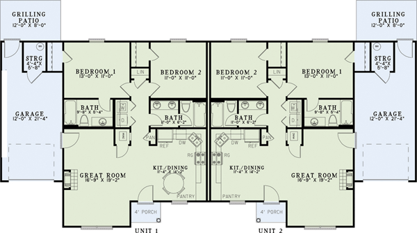 Multi-Family Plan 82253 Level One